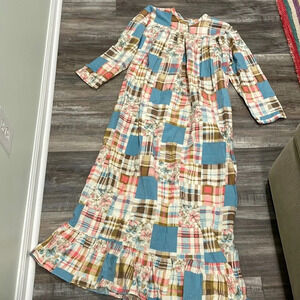 Vintage Katz Flannel Long Nightgown made in USA